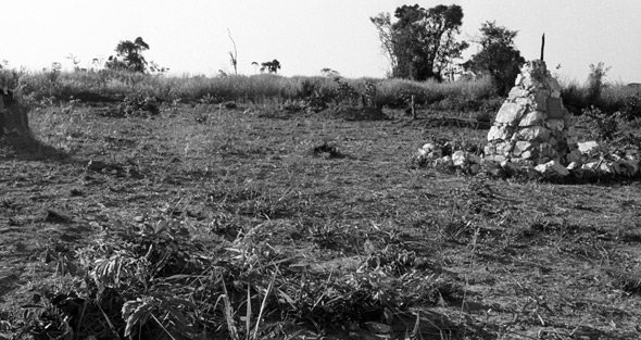 Field at Ndola, Zambia, where his plane crashed on 18 September 1961. Field at Ndola, Zambia, where his plane crashed on 18 September 1961.